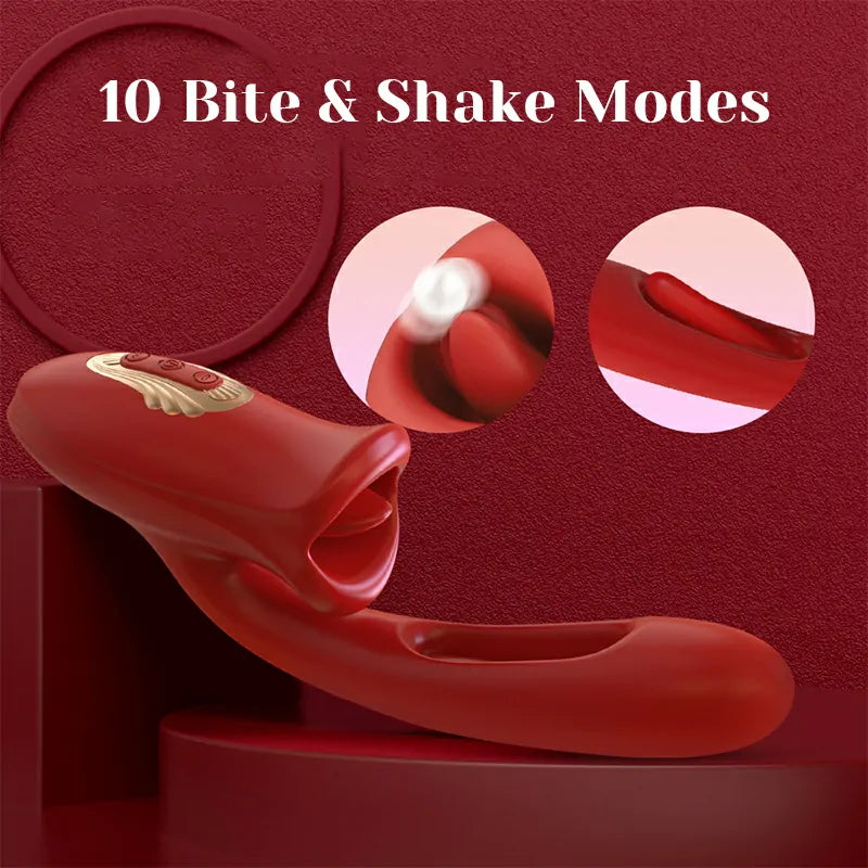 3 In 1 Licking Vibration Tapping Clit Vibrator