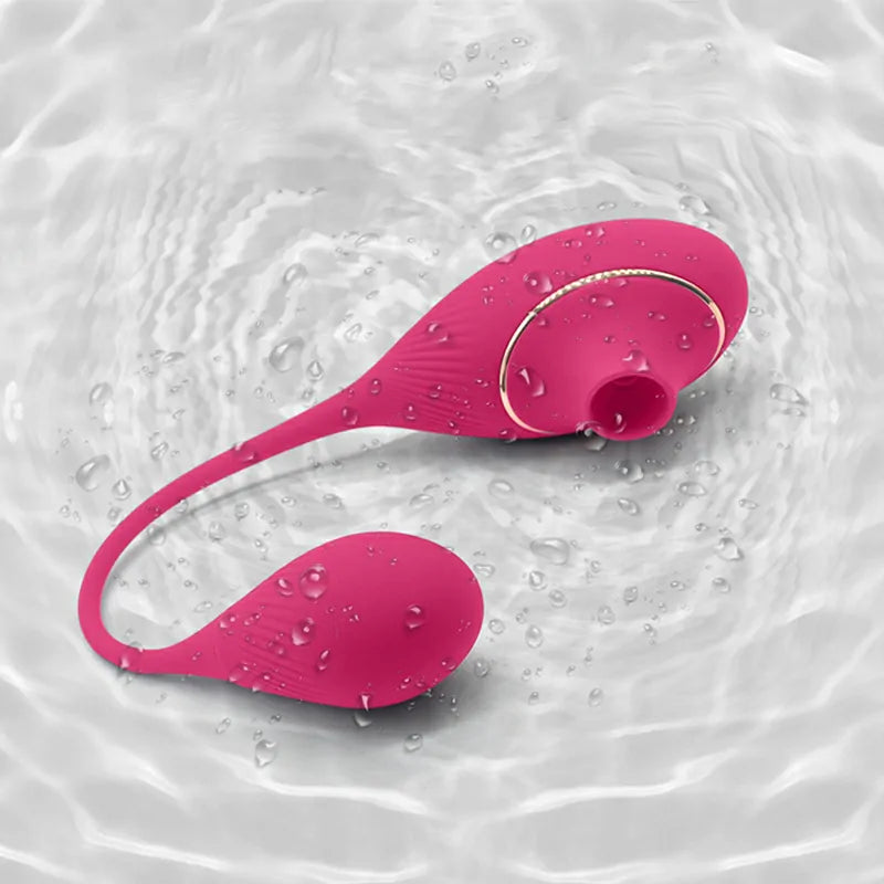 Portable Sucking Vibration Double Head Stimulation Clit Vibrator