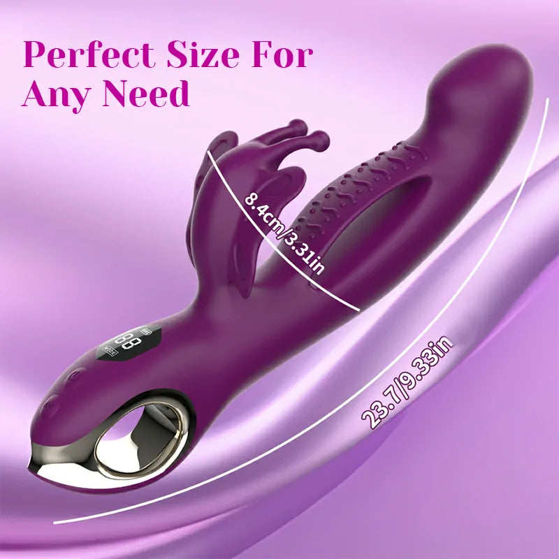 3 In 1 Multiple Vibration Stimulation Butterfly Clitoral Vibrator