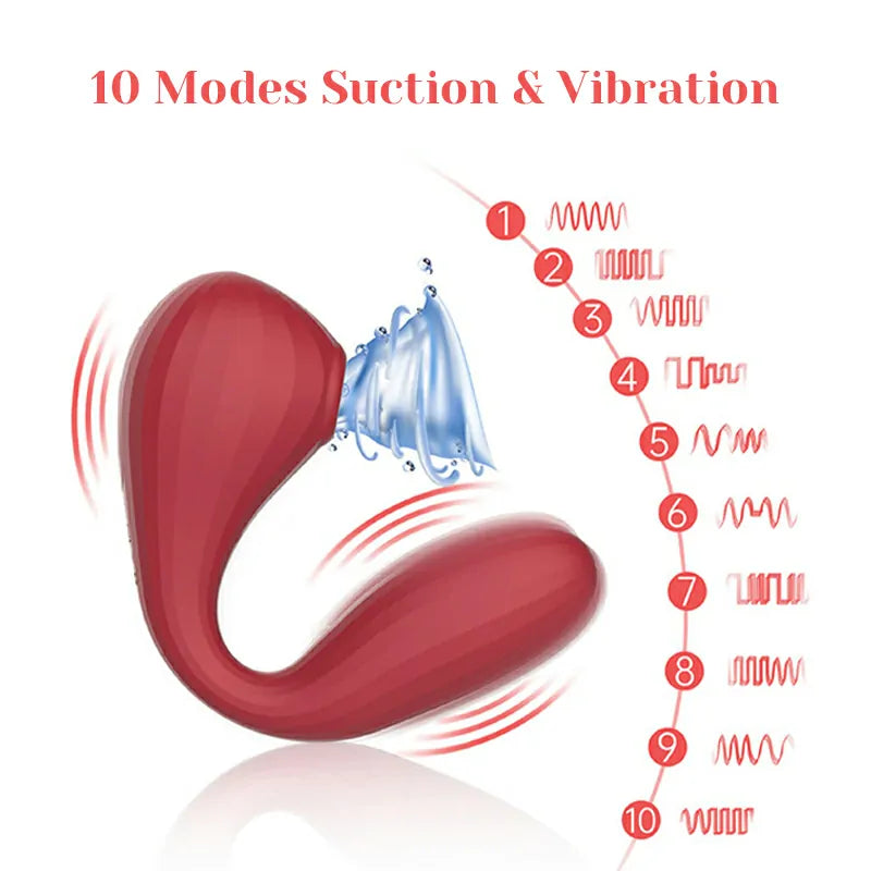 APP Portable Rechargeable Sucking Clitoral Vibrator