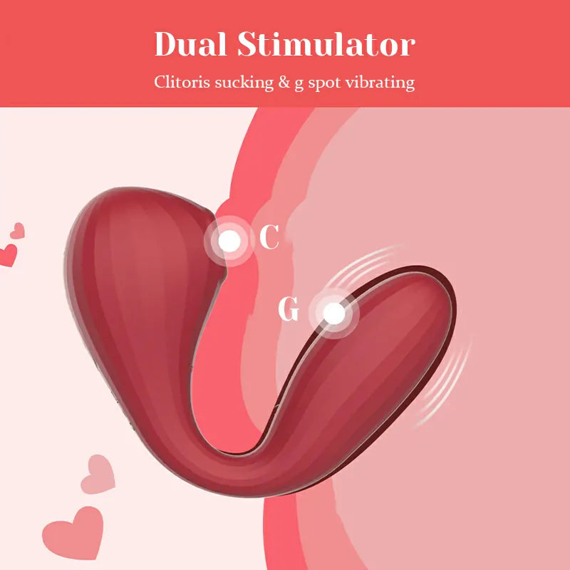 APP Portable Rechargeable Sucking Clitoral Vibrator