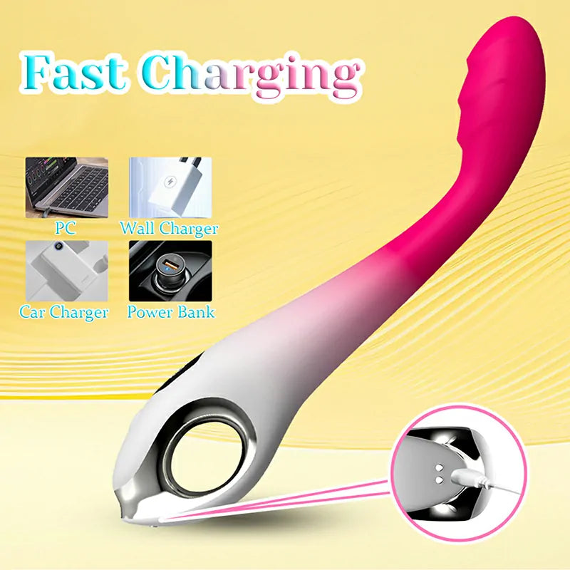 10 Vibration Fast Charging G Spot Vibrator