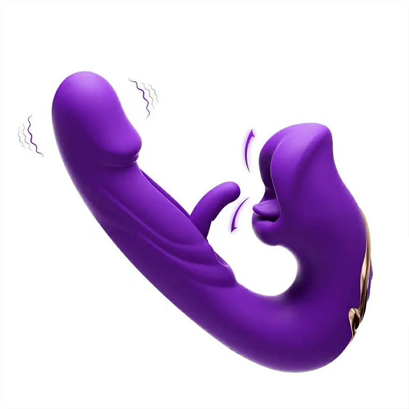 Wearable Flapping Vibrating & Licking G Spot Vibrator