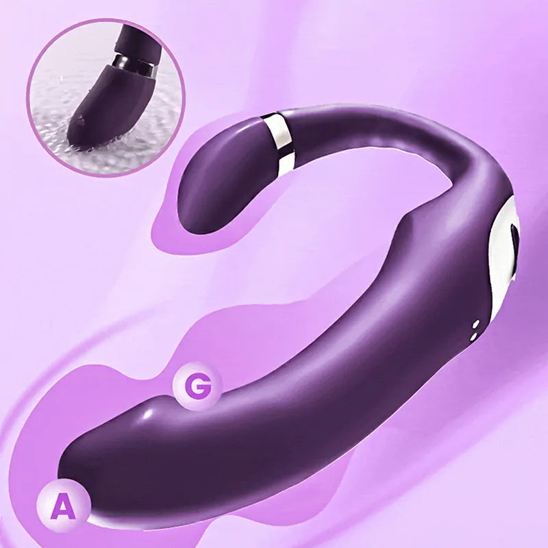 3 in 1 Silicone Vibrating Heating G Spot Vibrator