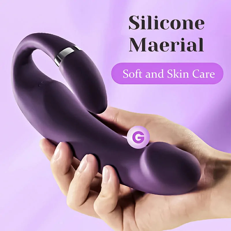 3 in 1 Silicone Vibrating Heating G Spot Vibrator