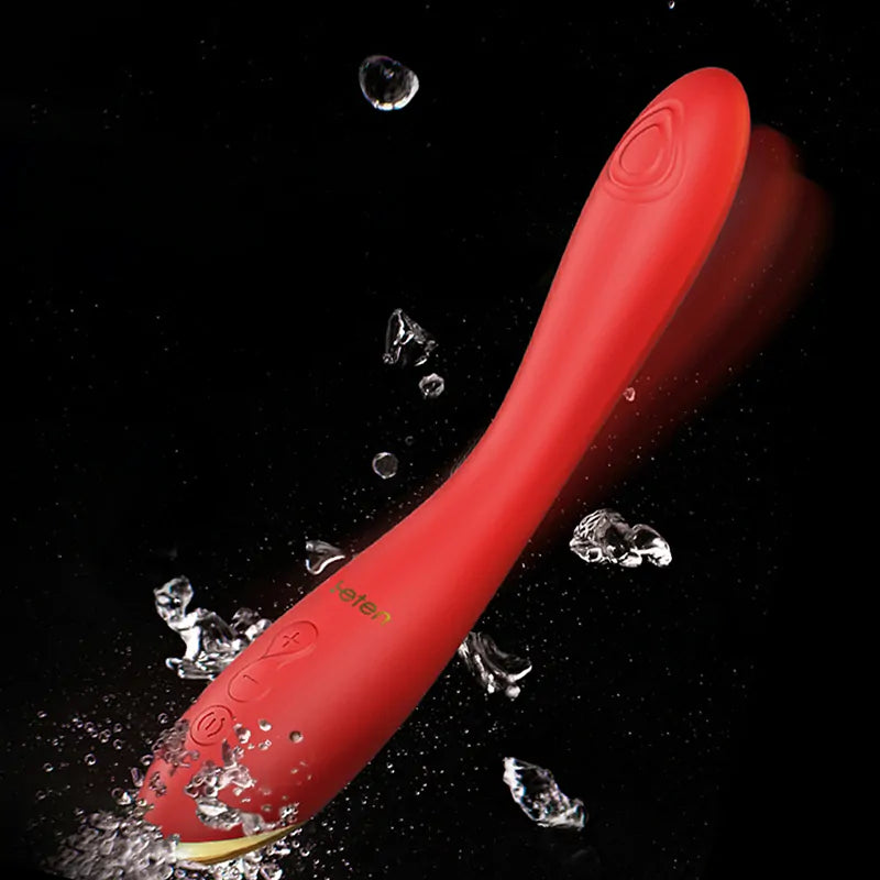 2 In 1 Silicone Vibrating Pulsating G Spot Vibrator