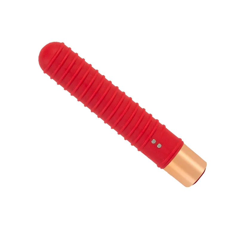 7 Vibrations Rechargeable Threaded Lipstick Bullet Vibrator