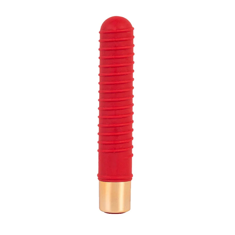 7 Vibrations Rechargeable Threaded Lipstick Bullet Vibrator