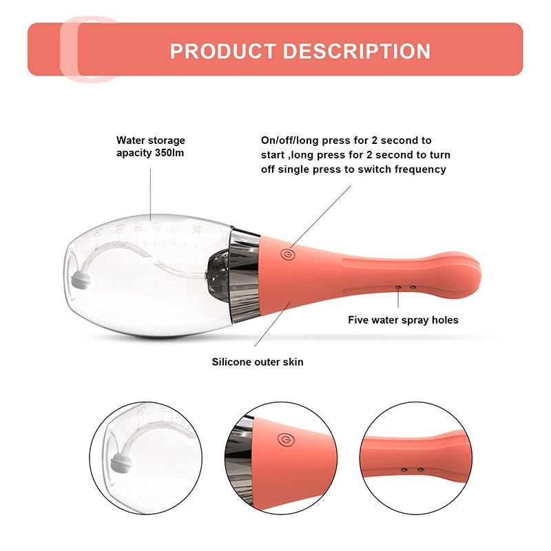 3 Frequencies Mode Silicone Automatic Enema