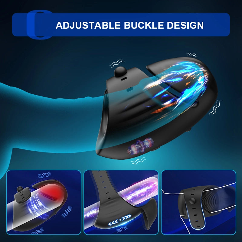 9 Vibration App Control Waterproof Adjustable Glans Trainer