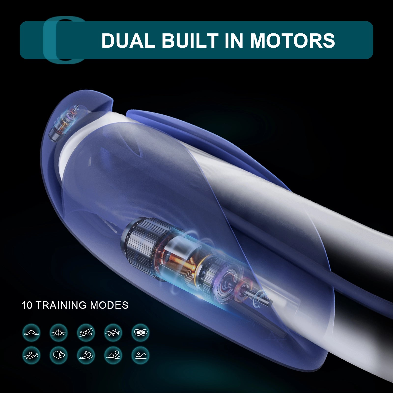 10 Vibration Unique Glans Trainer with Urethral Sounds Design