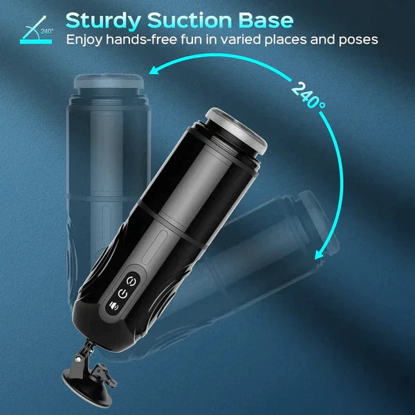 7 Rotation Thrusting Male Masturbator with Suction Base