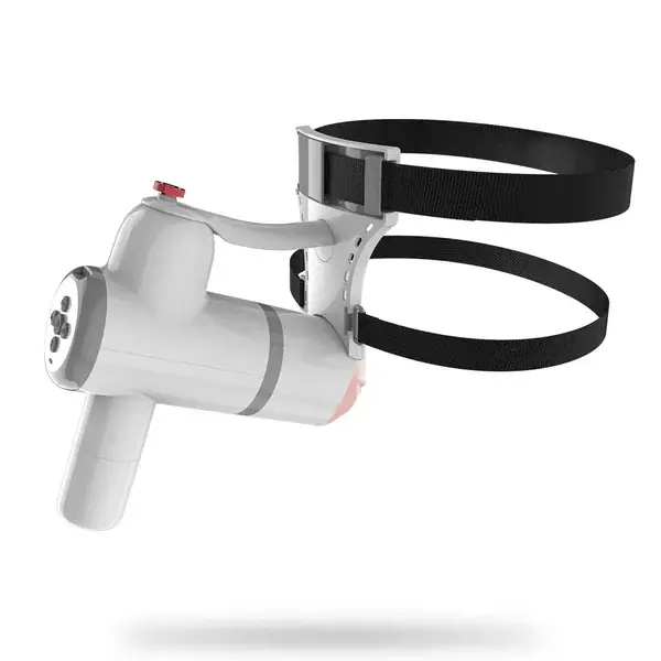 Telescopic Sucking Wearable Male Masturbator with Auto Lube Device Telescopic Sucking Wearable Male Masturbator with Auto Lube Device