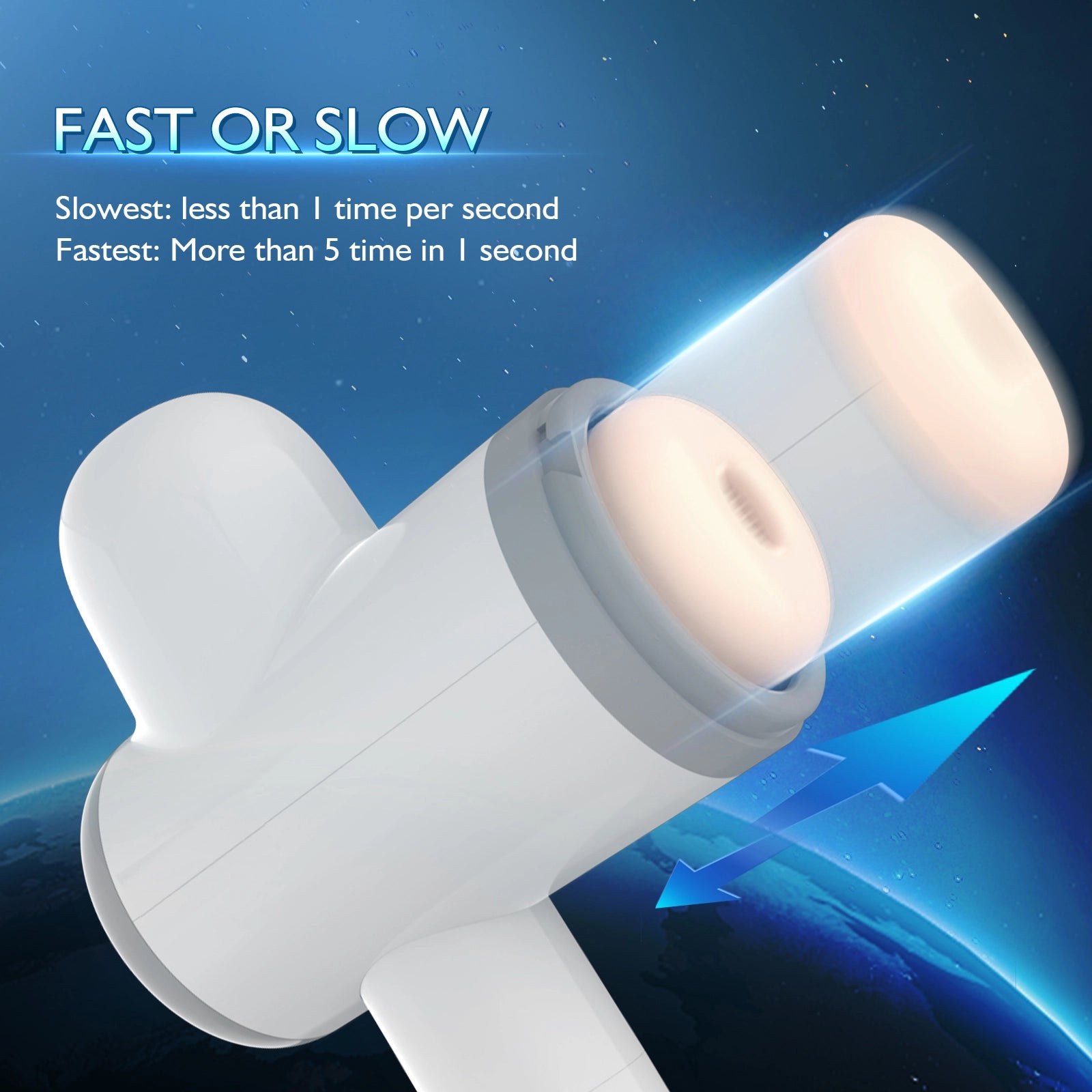 Telescopic Sucking Wearable Male Masturbator with Auto Lube Device