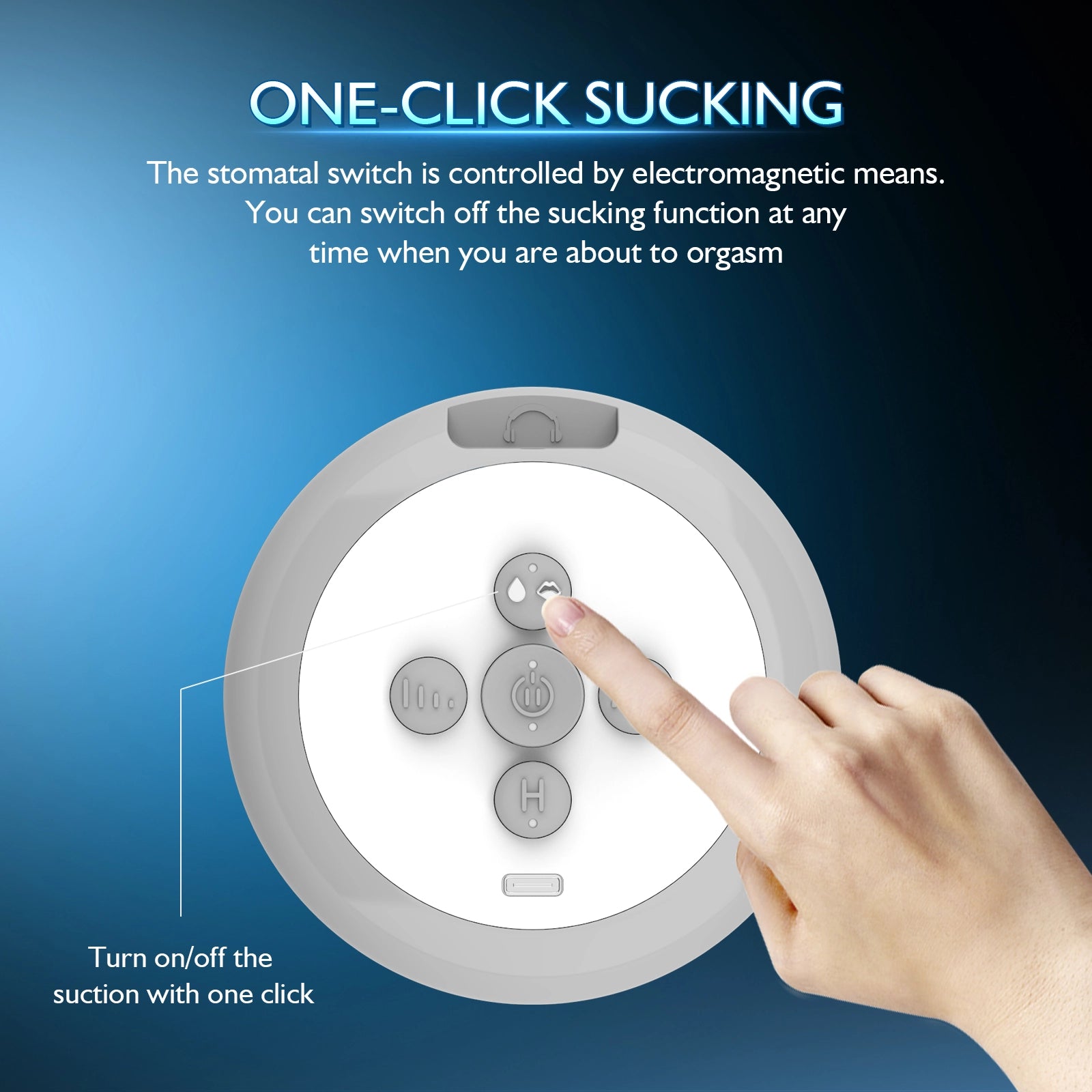 Telescopic Sucking Wearable Male Masturbator with Auto Lube Device