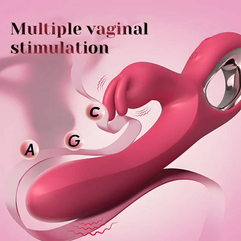 10 Vibrations Portable Rabbit Vibrator