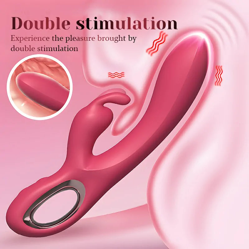 10 Vibrations Portable Rabbit Vibrator