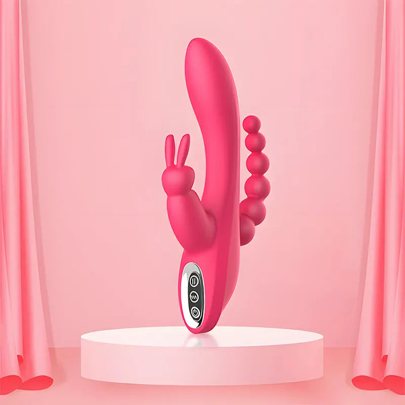 3 In 1 Rabbit Vibrator with 7 Vibration Modes
