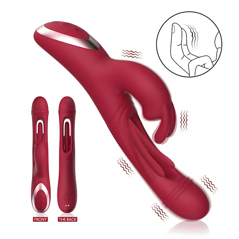 12 Tapping & Vibrating Modes Rabbit Vibrator