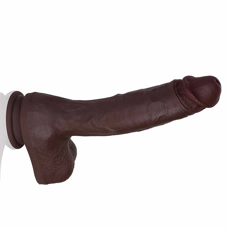 Lifelike Crankshaft Silicone Dildo 10.4Inch