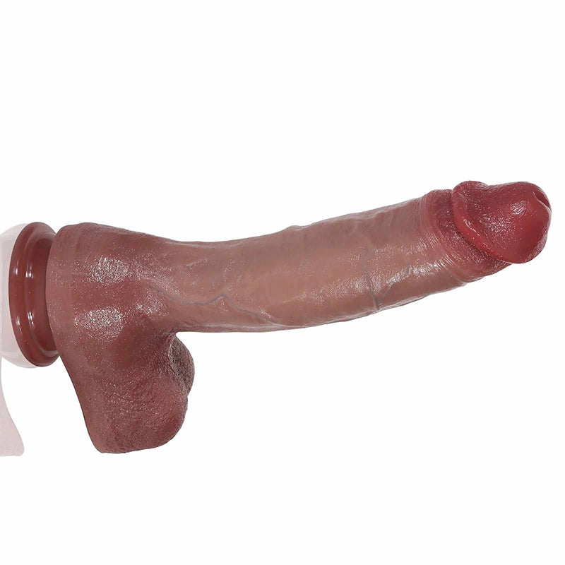 Lifelike Crankshaft Silicone Dildo 10.4Inch