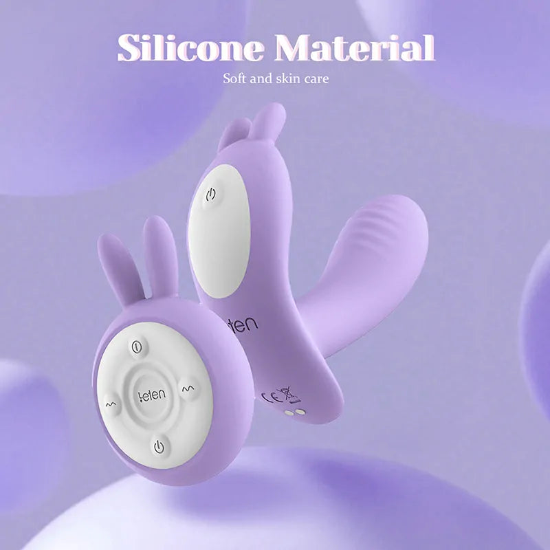 7 Frequency Vibration Silicone Remote Control Vibrator