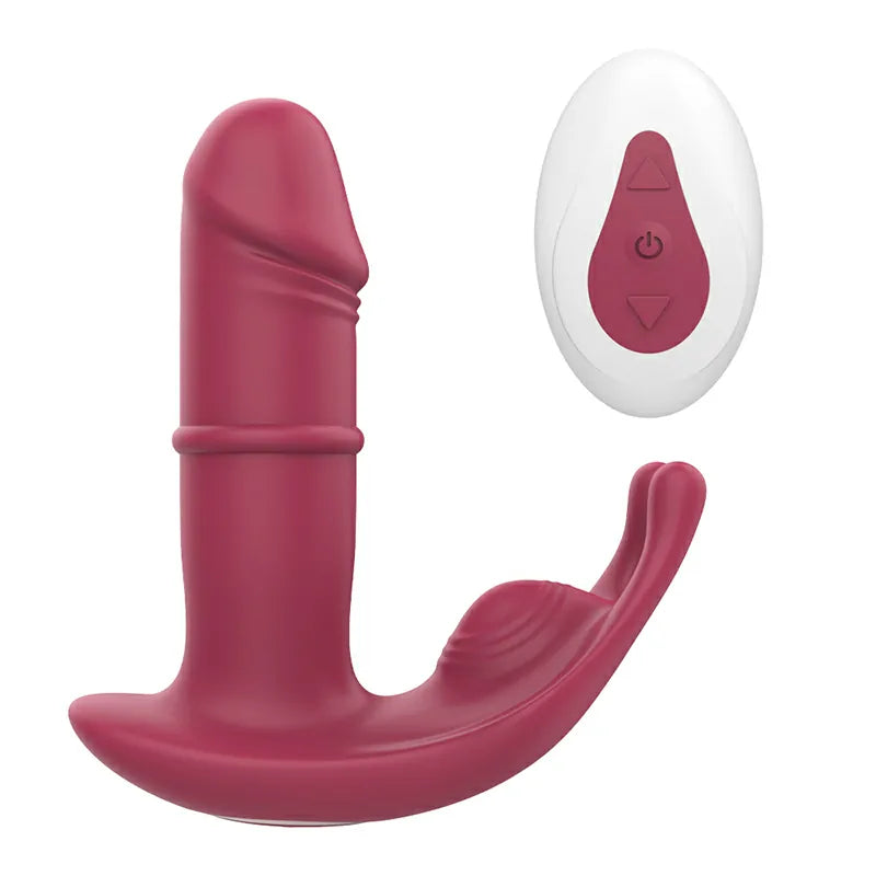 10 Vibration Wearable Silicone Remote Control Vibrator