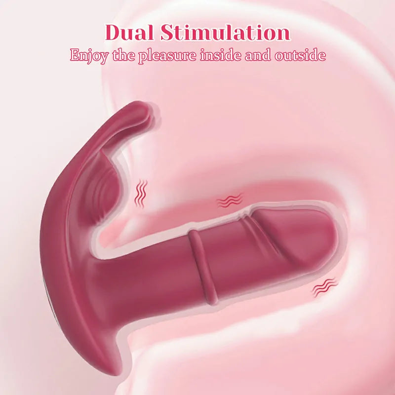 10 Vibration Wearable Silicone Remote Control Vibrator
