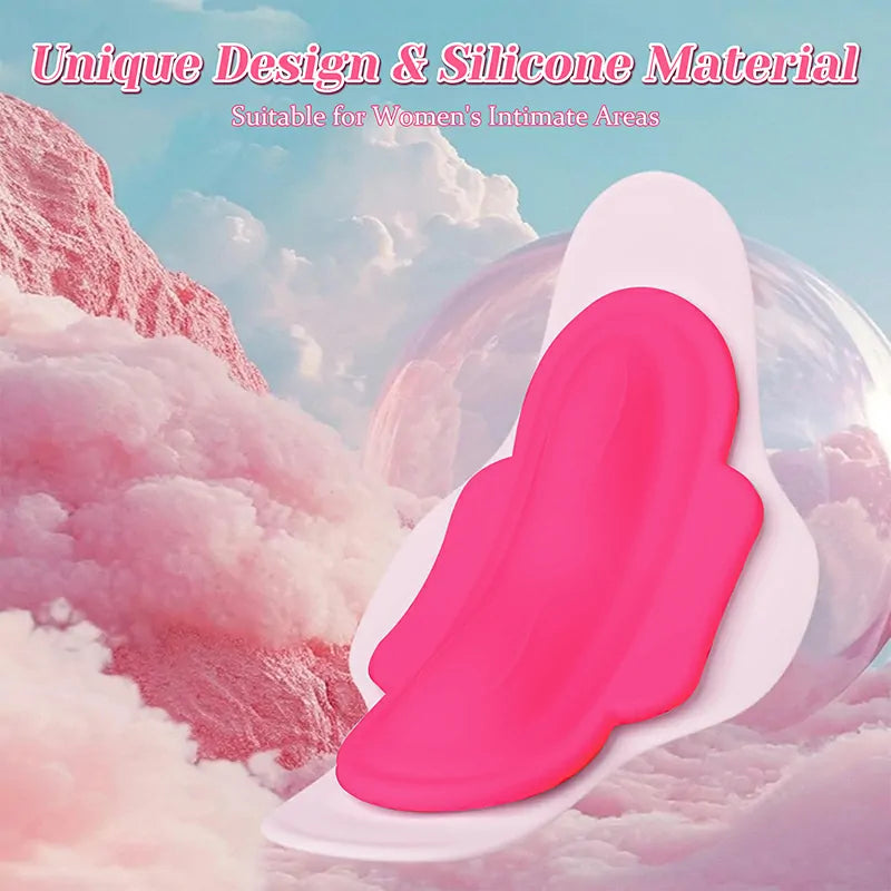 11 Vibration Invisible Wearable Silicone APP Controlled Vibrator