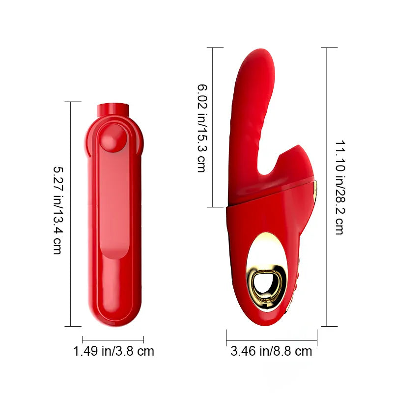 Newest 8 In 1 Thrusting Sucking Vibration Heating Sex Machine