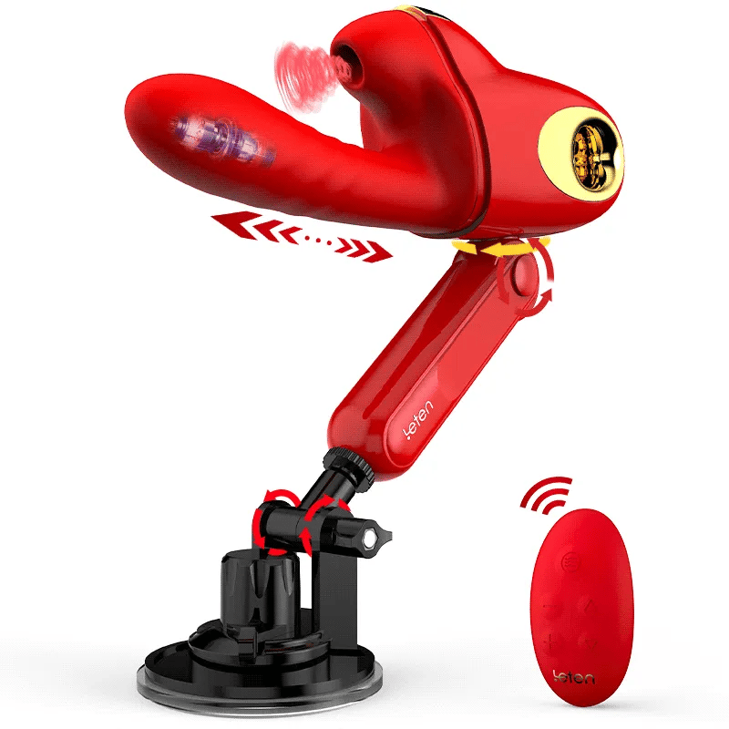 Newest 8 In 1 Thrusting Sucking Vibration Heating Sex Machine