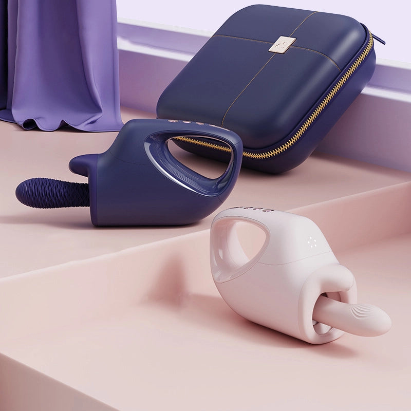 Portable Wearable Telescopic Vibration Heating Sex Machine