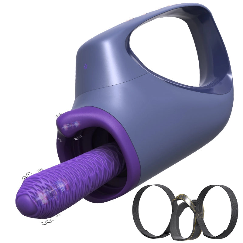 Portable Wearable Telescopic Vibration Heating Sex Machine