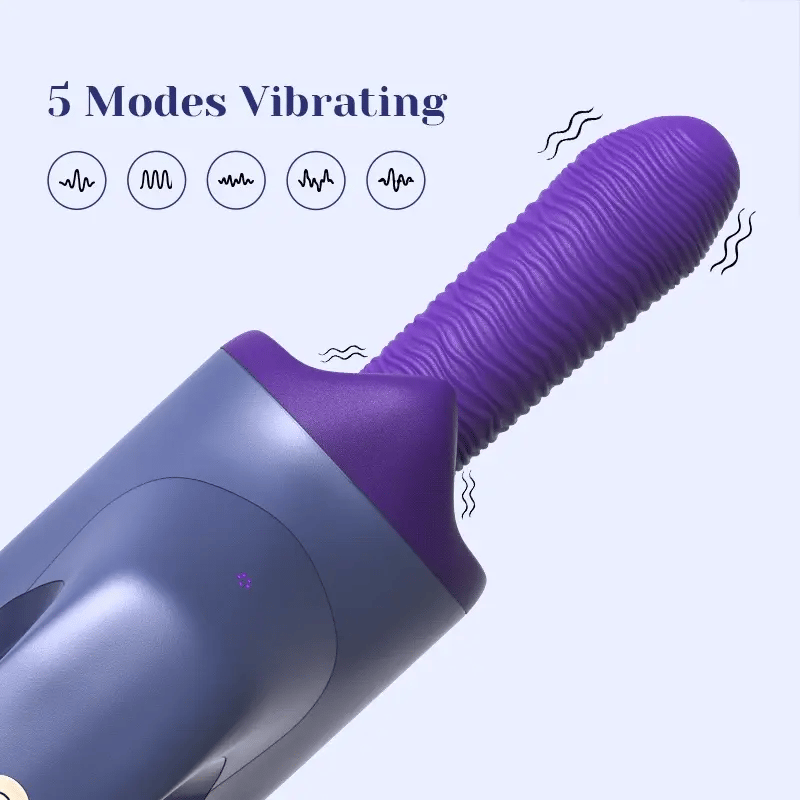 Portable Wearable Telescopic Vibration Heating Sex Machine