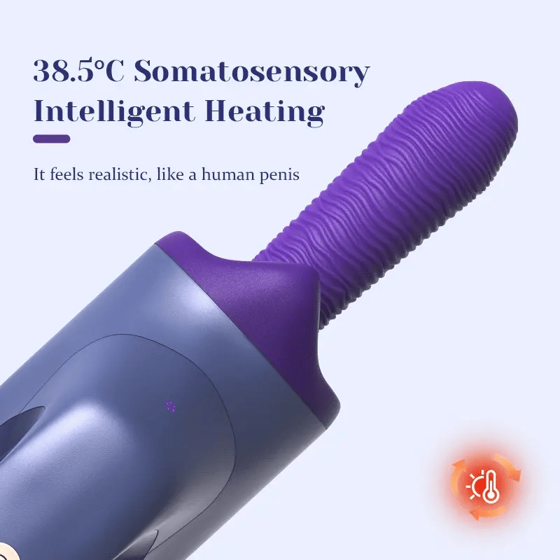 Portable Wearable Telescopic Vibration Heating Sex Machine