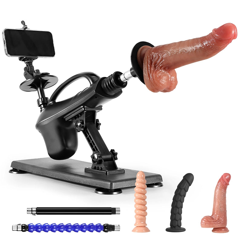 Sex Machine Bundle for Women with 3 Dildos