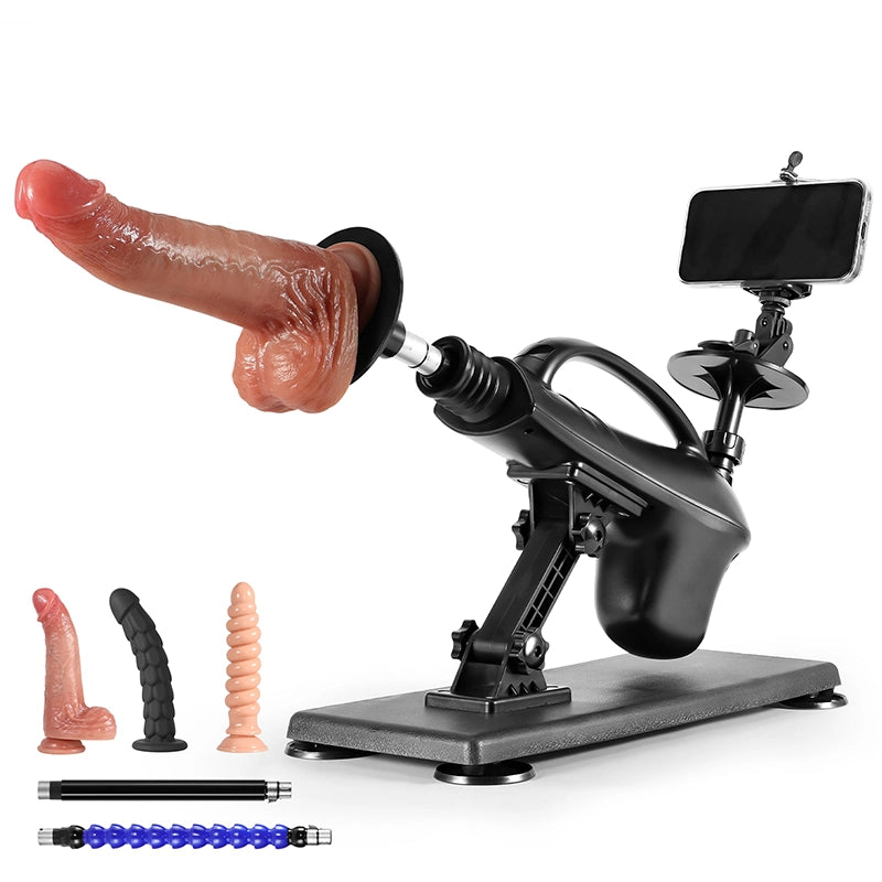 Sex Machine Bundle for Women with 3 Dildos