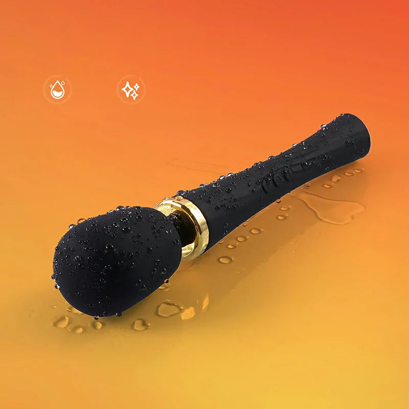 5 Frequency & 3 Gears Speed Vibration Classic Wand Vibrator