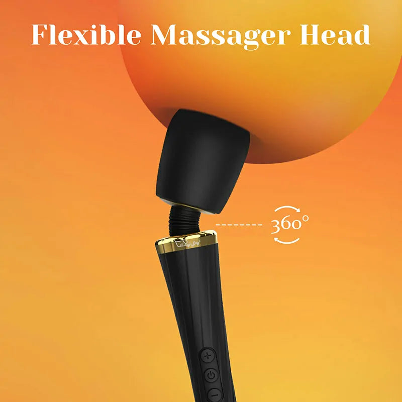 5 Frequency & 3 Gears Speed Vibration Classic Wand Vibrator