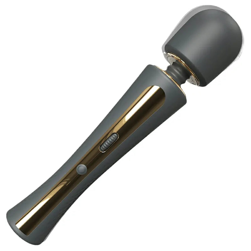 7 Vibration Modes Roller Control Silicone Rechargeable Wand Vibrator