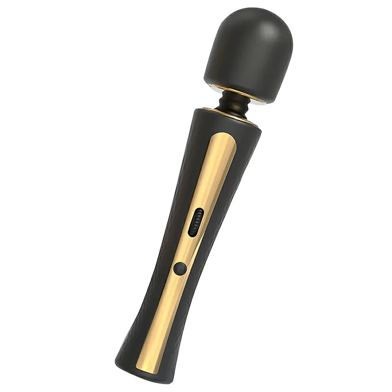 7 Vibration Modes Roller Control Silicone Rechargeable Wand Vibrator