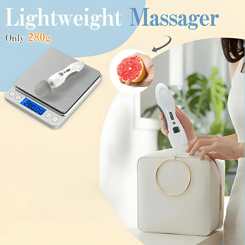 9 Vibration Modes Portable Bendable Wand Vibrator