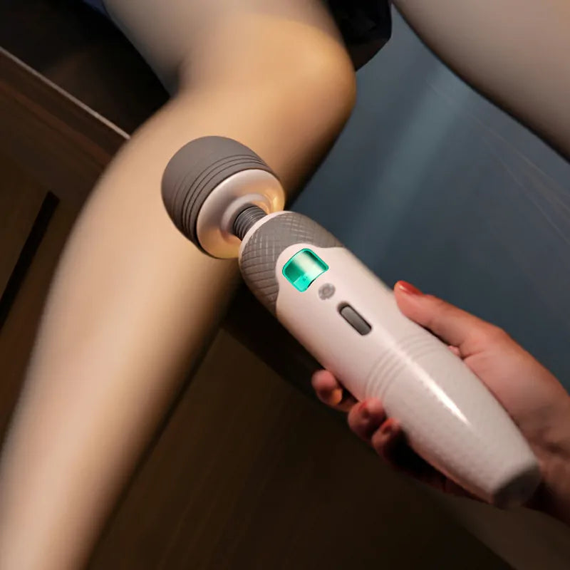9 Vibration Modes Portable Bendable Wand Vibrator