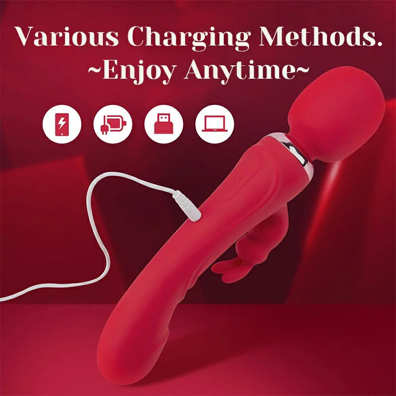 3 In 1 Multi-function Charging Wand Vibrator