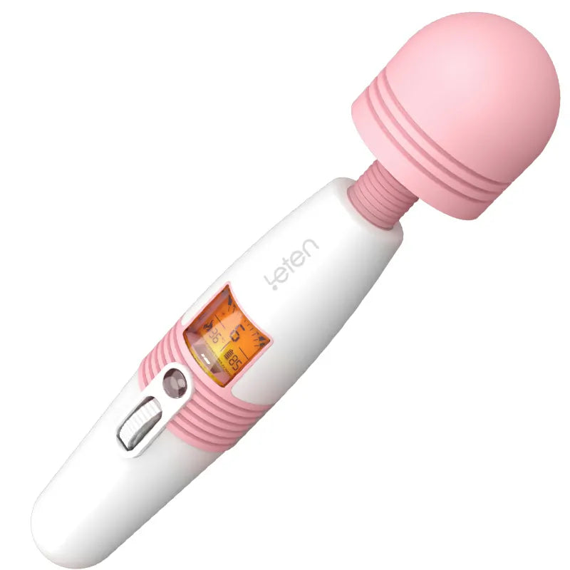LCD Display Deluxe Rechargeable Wand Vibrator