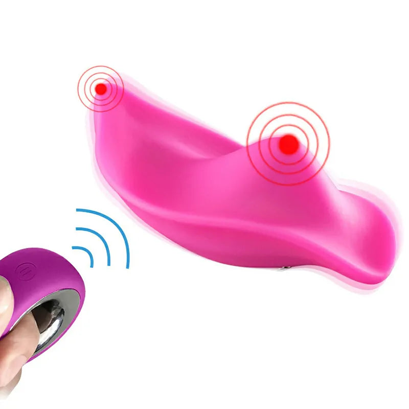 12 Vibrating Modes Remote Control Wearable Panty Vibrator