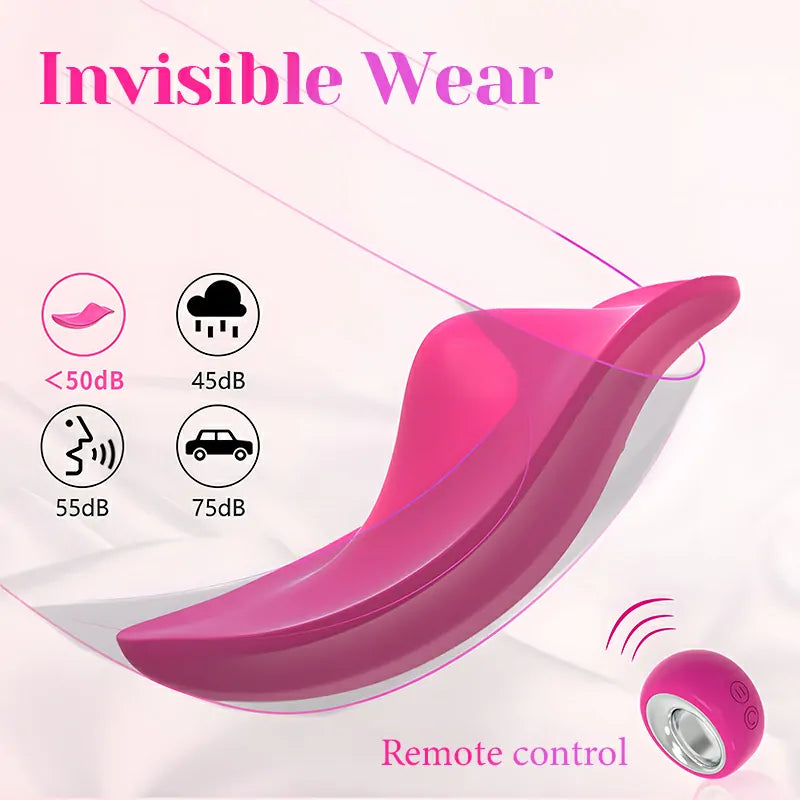 12 Vibrating Modes Remote Control Wearable Panty Vibrator