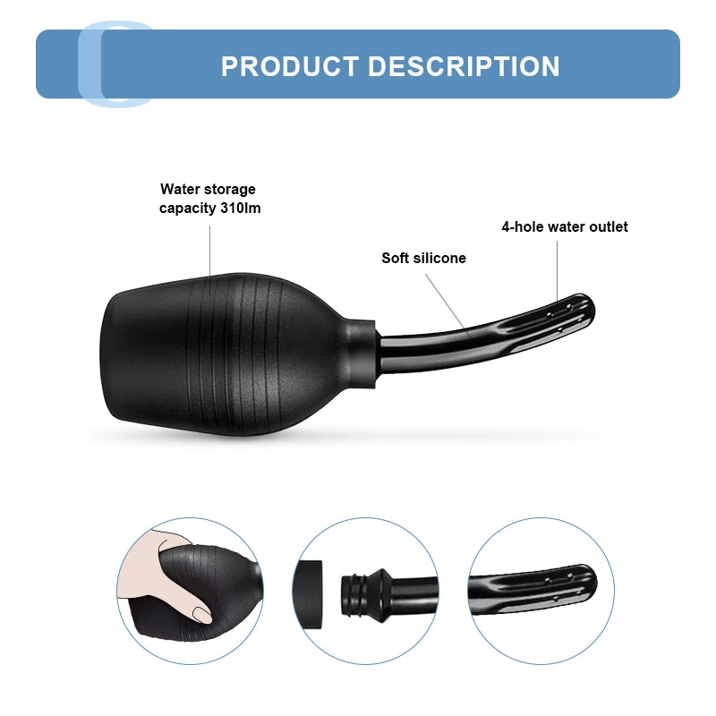 10 oz Silicone Anal Douche
