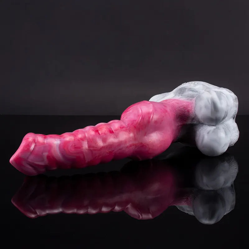 10.23Inch Soft Silicone Dog Dick Dildo