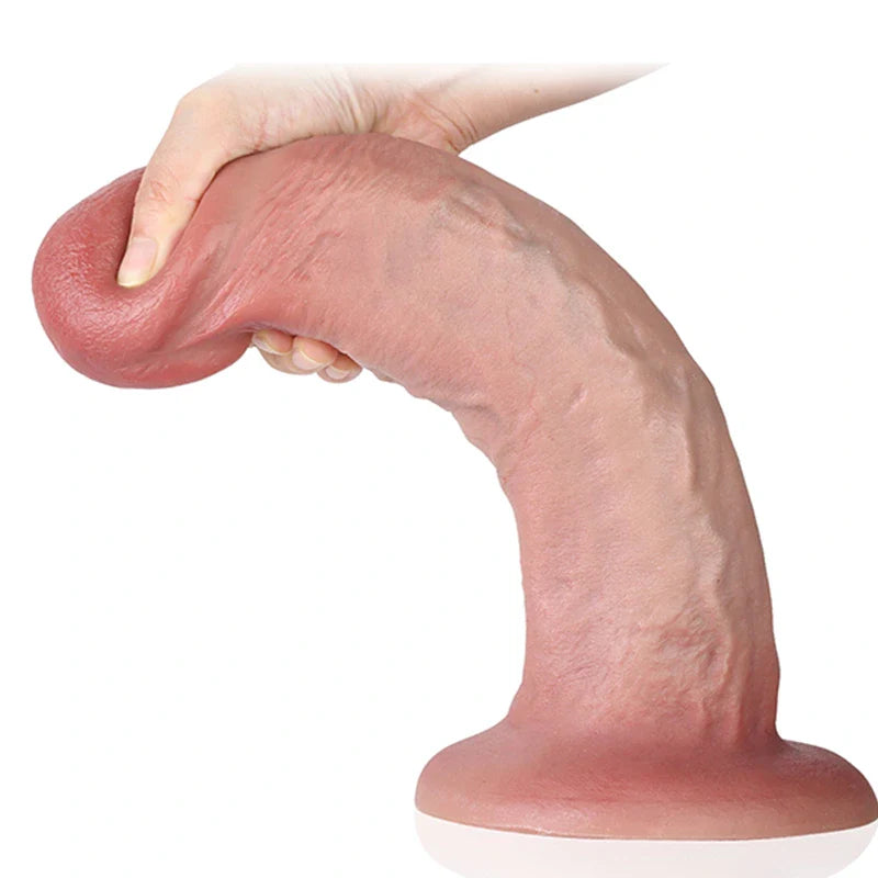 10" Super Lifelike Silicone Thick Dildo for Anal Sex